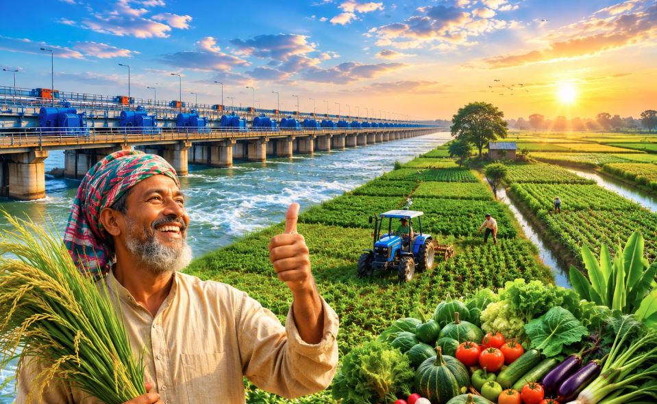 রাজশাহী অঞ্চলে কৃষিতে নতুন আশা জাগাচ্ছে পদ্মা ব্যারাজ