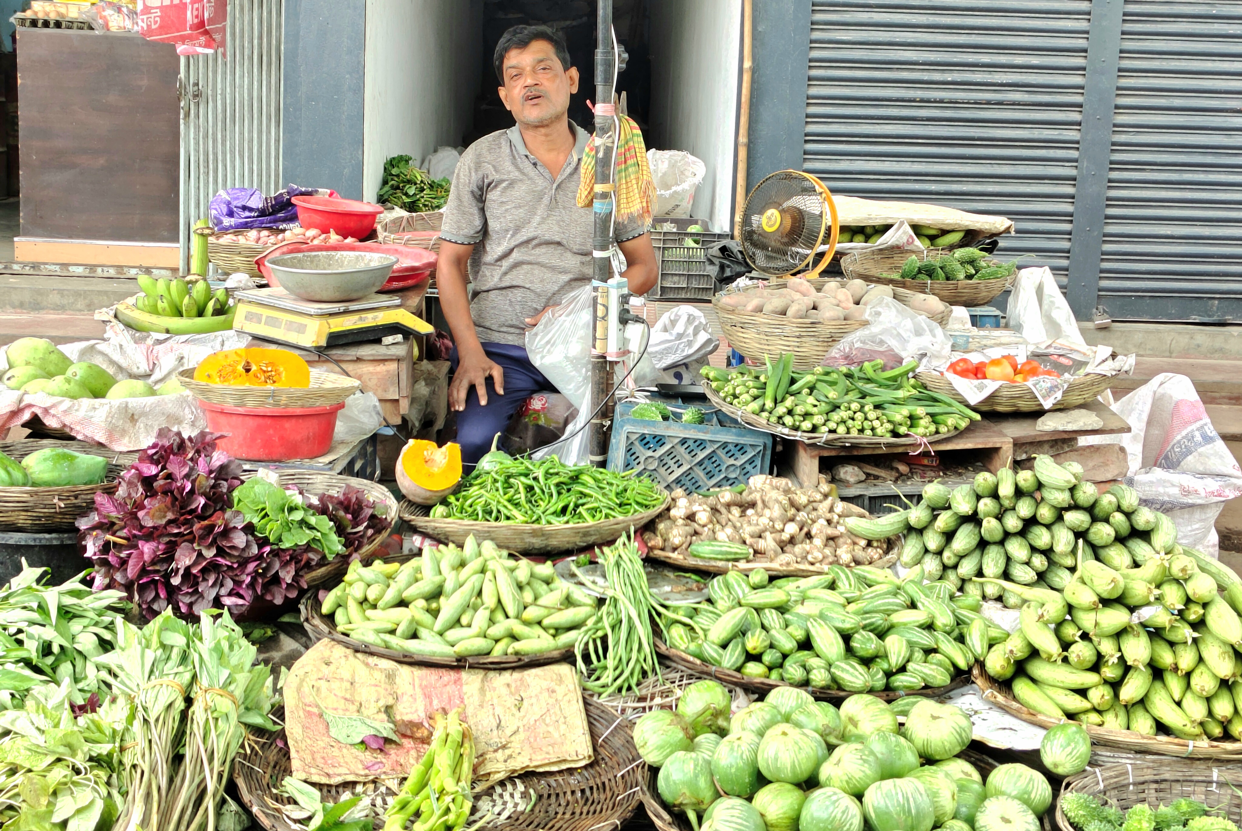 ঝিনাইদহে শাক-সবজির দাম স্থিতিশীল