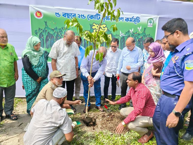 নেত্রকোণায় বৃক্ষরোপণ কর্মসূচির উদ্বোধন করলেন এমপি আনোয়ারুল 