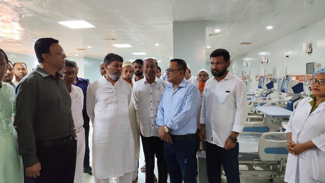 মাদারীপুর জেলা হাসপাতালে হাম রোগীদের চিকিৎসায় আইসিইউ সেবা চালু