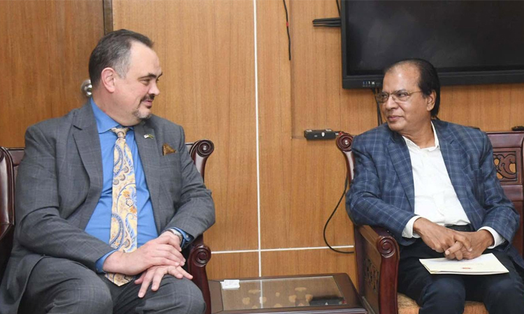 দুর্যোগ ব্যবস্থাপনা ও ত্রাণমন্ত্রীর সাথে মার্কিন রাষ্ট্রদূতের সাক্ষাৎ