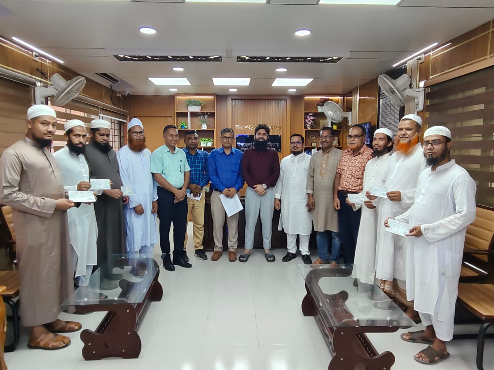 ময়মনসিংহে ৬০টি মসজিদে অনুদানের চেক বিতরণ