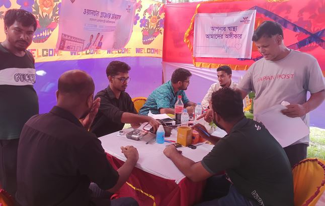 শরীয়তপুরে ওয়ালটনের উদ্যোগে ফ্রি মেডিকেল ক্যাম্প অনুষ্ঠিত