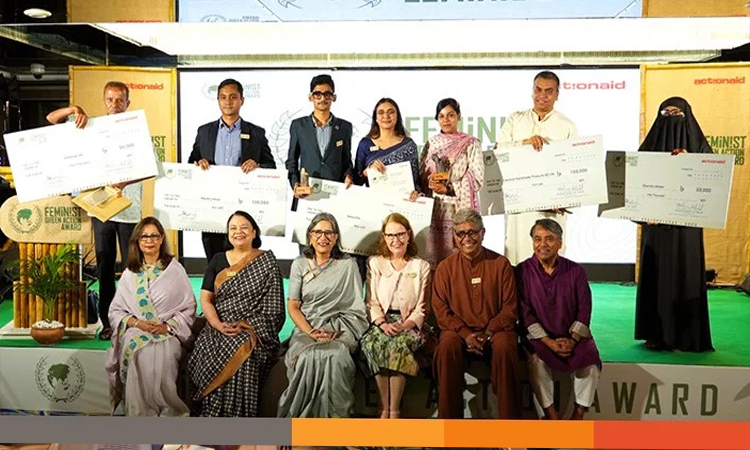 ফেমিনিস্ট গ্রিন অ্যাকশন অ্যাওয়ার্ড পেল ৩ প্রতিষ্ঠান