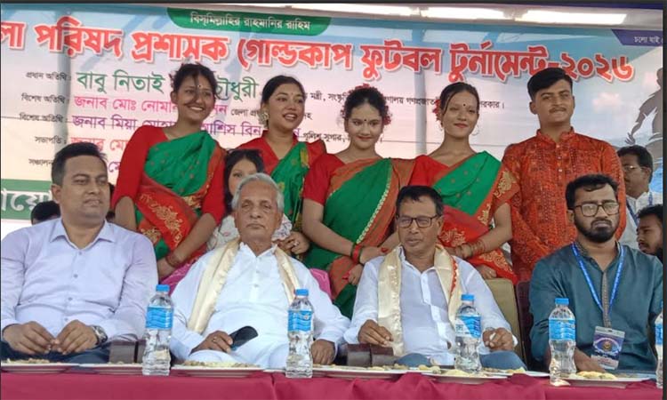 ঝিনাইদহে জেলা পরিষদ গোল্ডকাপ ফুটবল টুর্নামেন্ট শুরু