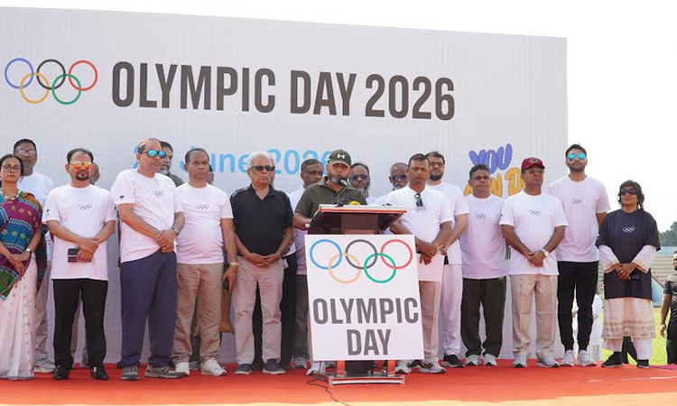 আন্তর্জাতিক অলিম্পিক কমিটির প্রতিষ্ঠাবার্ষিকী উপলক্ষ্যে অলিম্পিক ডে-২০২৬ অনুষ্ঠিত