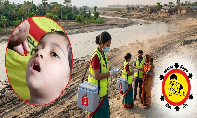 উপকূলের দুর্গম চরাঞ্চলে শিশুদের ভিটামিন এ’ প্লাস ক্যাপসুল খাওয়াবে স্পেশাল টিম