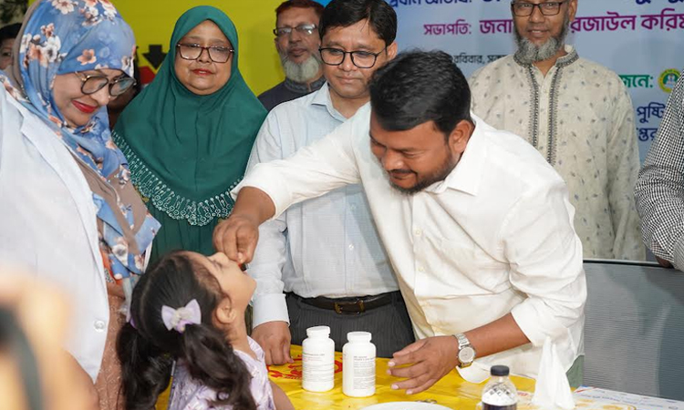 জাতীয় ভিটামিন ‘এ’ প্লাস ক্যাম্পেইনে রাসিকের শতভাগ সাফল্য অর্জন