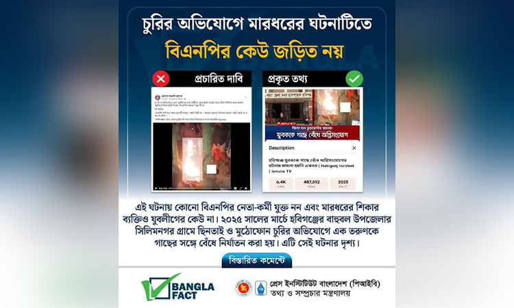 বিএনপি নেতা-কর্মীদের বিরুদ্ধে অপপ্রচার শনাক্ত: বাংলাফ্যাক্ট