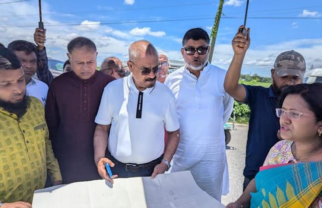ময়মনসিংহে বিভাগীয় স্টেডিয়াম ও বিকেএসপি স্থাপনের সম্ভ্যাব্য স্থান পরিদর্শন