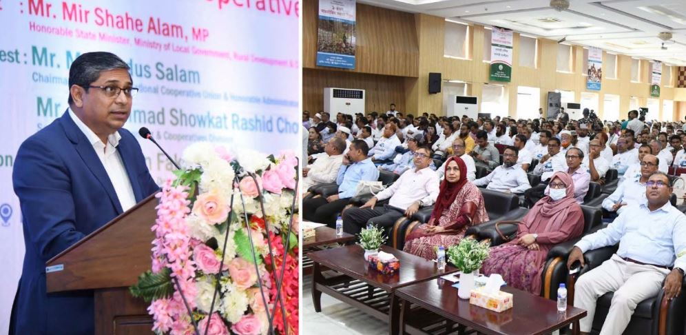 সমবায়ীদের পণ্য রপ্তানিতে কার্যকর উদ্যোগ গ্রহণের আহ্বান স্থানীয় সরকার প্রতিমন্ত্রীর