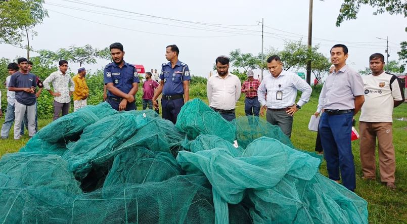 ভৈরবে ৫০ লাখ টাকার নিষিদ্ধ কারেন্ট জাল জব্দ