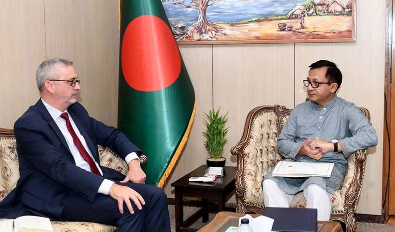 বাণিজ্যমন্ত্রীর সঙ্গে ইউরোপীয় ইউনিয়নের রাষ্ট্রদূতের বৈঠক