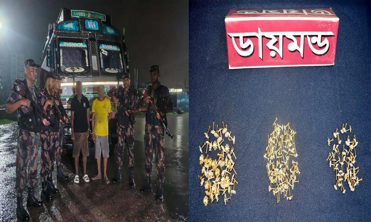 ভোমরা স্থলবন্দর থেকে ডায়মন্ডসহ দুই ভারতীয় নাগরিক আটক