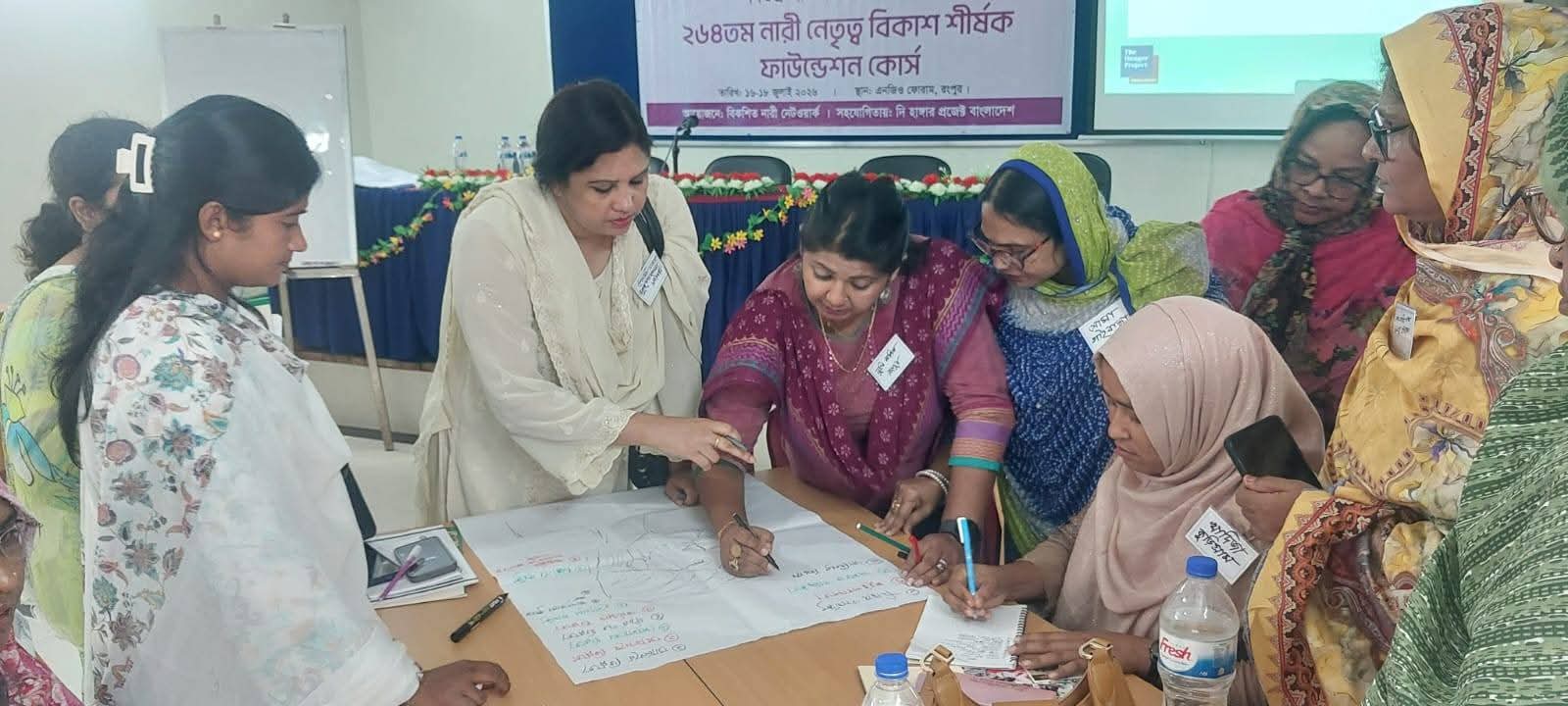 রংপুরে নারী নেতৃত্ব বিকাশে দি হাঙ্গার প্রজেক্টের ফাউন্ডেশন কোর্স 