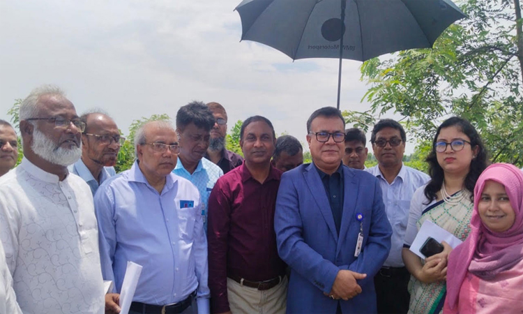 জাতীয় বিশ্ববিদ্যালয়ের আঞ্চলিক ক্যাম্পাসের সম্ভাব্য স্থান পরিদর্শন করলেন ভিসি