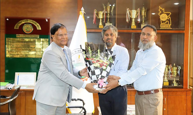 যবিপ্রবির নতুন কোষাধ্যক্ষ হিসেবে যোগ দিলেন ড. মোহাম্মদ ফারুক হাসান