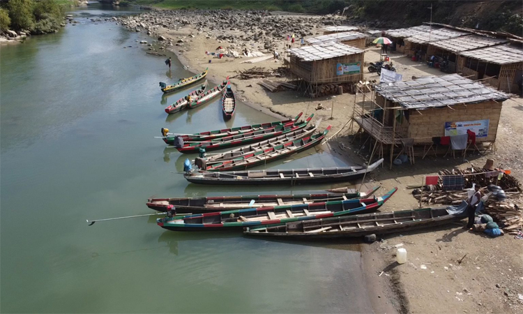 বান্দরবানে থানচি সদর-তিন্দুমুখ নৌপথে চলাচল ৩০ জুলাই পর্যন্ত বন্ধ 