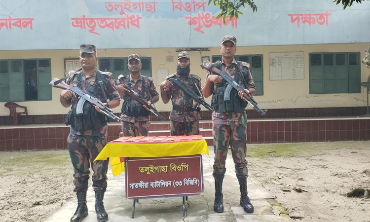 সাতক্ষীরা সীমান্তে ভারতীয় মালামাল জব্দ করেছে বিজিবি  