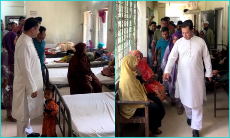 নান্দাইল উপজেলা স্বাস্থ্য কমপ্লেক্স পরিদর্শনে তথ্য প্রতিমন্ত্রী