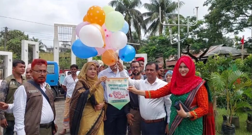বরগুনায় সপ্তাহব্যাপী বৃক্ষ মেলা শুরু