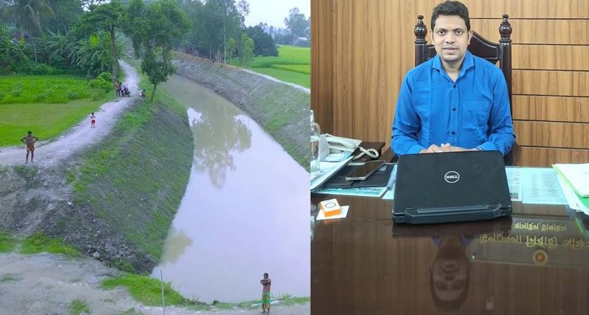 টাঙ্গাইলে খাল পুনঃখনন শেষে অতিরিক্ত সোয়া কোটি টাকা ফেরত দিলেন ইউএনও
