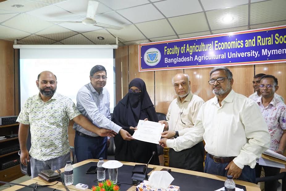 রাষ্ট্রীয় বিনিয়োগে মেধাবীরা দেশের সম্পদে পরিণত হয় : বাকৃবি উপাচার্য