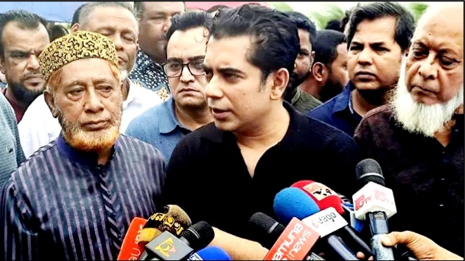 ভোলার নদীভাঙন এলাকা পরিদর্শনে পার্থ