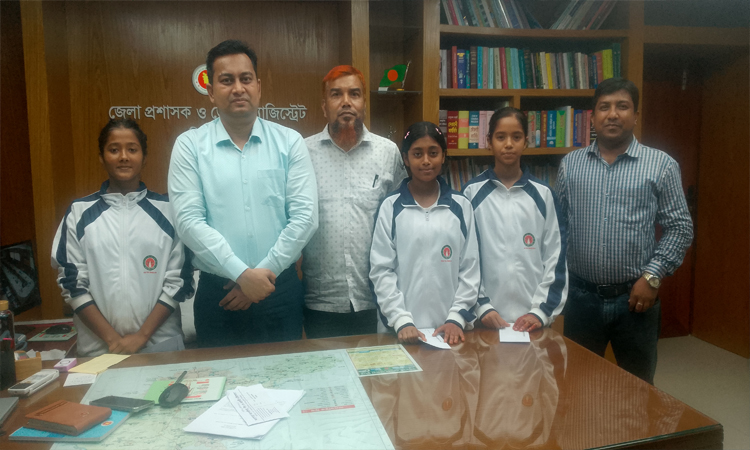 ‘নতুন কুঁড়ি-স্পোর্টসে শৈলকুপার তিন কিশোরীর সাফল্য
