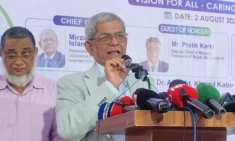 আগামী বছর থেকেই ঠাকুরগাঁও মেডিকেল কলেজে ভর্তি শুরু: মির্জা ফখরুল