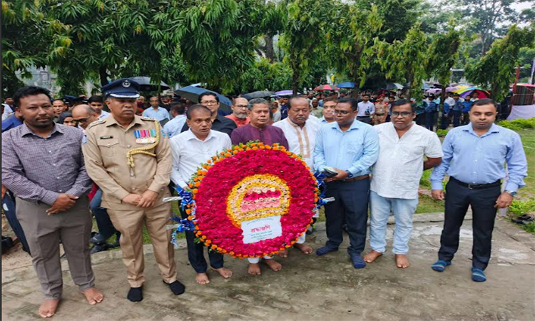 দিনাজপুরে বিভিন্ন কর্মসূচির মধ্য দিয়ে জুলাই গণঅভ্যুত্থান দিবস পালিত
