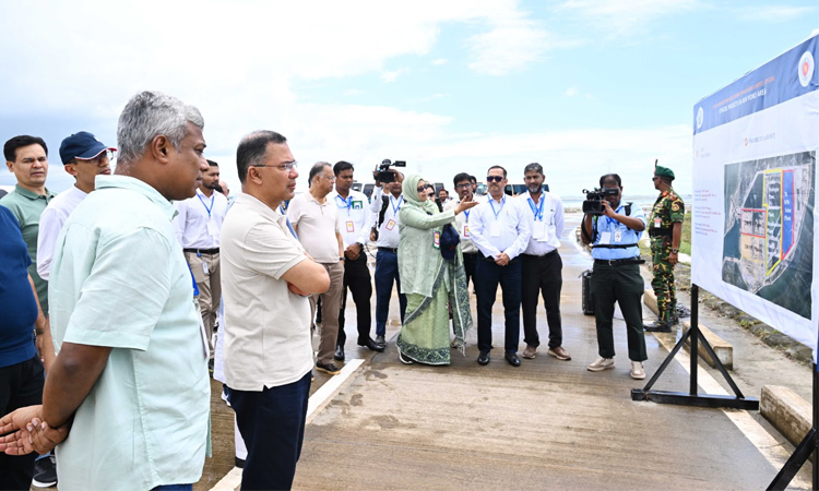 মাতারবাড়ি কয়লাভিত্তিক বিদ্যুৎকেন্দ্র পরিদর্শন প্রধানমন্ত্রীর
