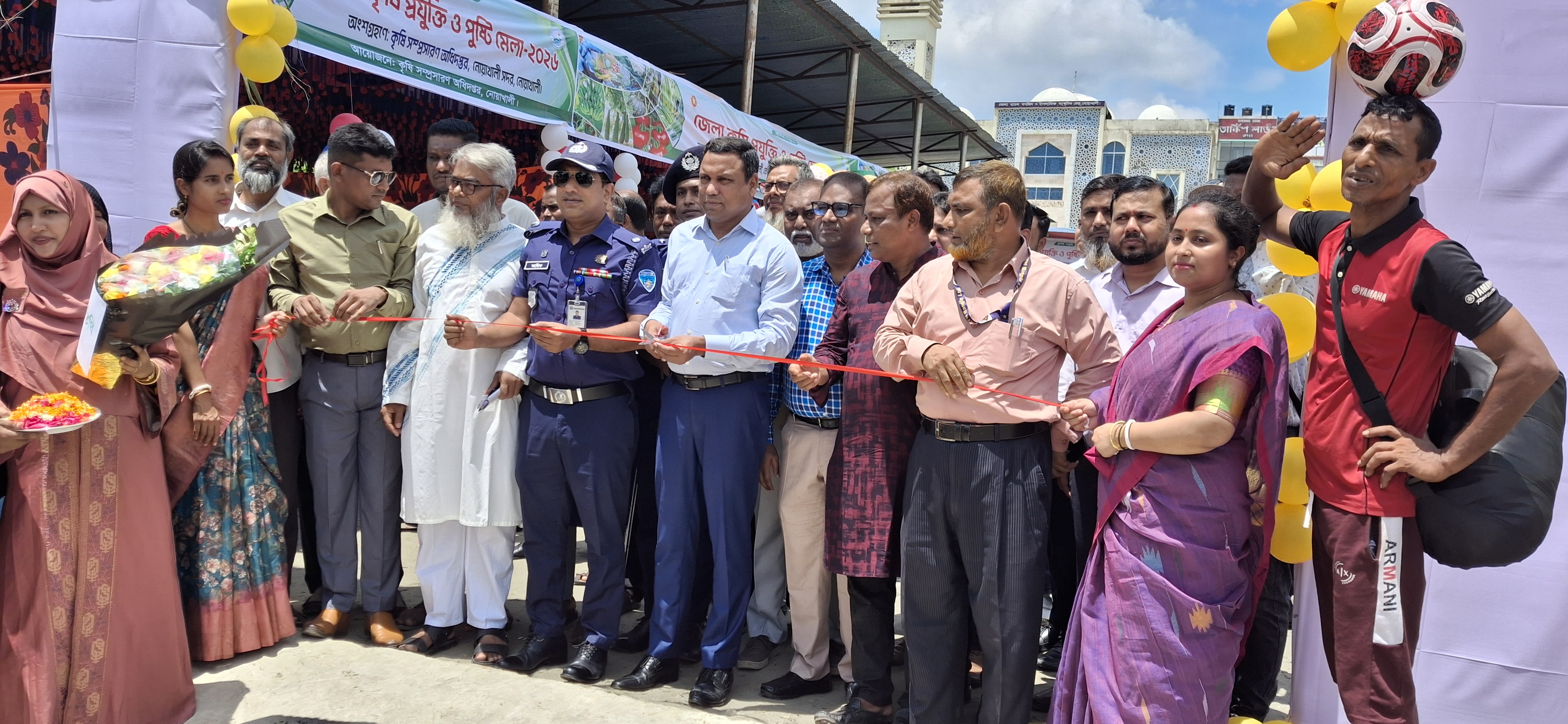 নোয়াখালীতে শুরু হয়েছে তিন দিনব্যাপী কৃষি প্রযুক্তি ও পুষ্টি মেলা