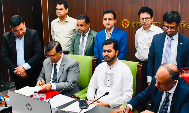 প্রবাসী কার্ড চালুর লক্ষ্যে প্রবাসী কল্যাণ মন্ত্রণালয় ও জনতা ব্যাংকের সমঝোতা