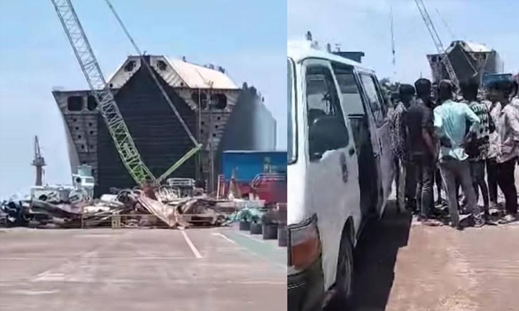 চট্টগ্রামের সীতাকুণ্ডে জাহাজের ট্যাংক থেকে গ্যাস লিক, ৮ শ্রমিক নিহত