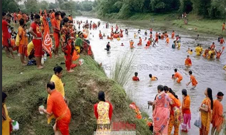 দিনাজপুরে মহাত্রিপুরারী কৈলাশপতির মহাস্নান যাত্রা উৎসব সম্পন্ন