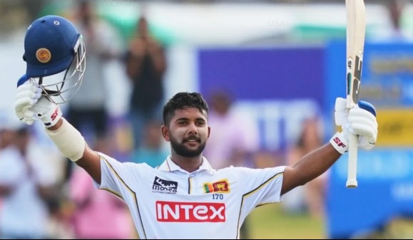 দিনুশার সেঞ্চুরির পর ১৭৮ রানে পিছিয়ে শ্রীলংকা