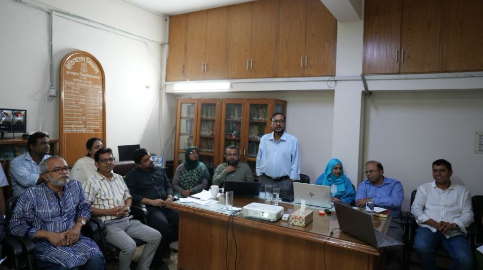 জবির ইতিহাস বিভাগে ওবিই কারিকুলাম বাস্তবায়নের লক্ষ্যে কর্মশালা অনুষ্ঠিত