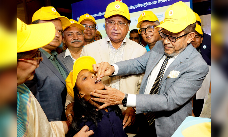 কলেরা টিকাদান ক্যাম্পেইন শনিবার থেকে শুরু