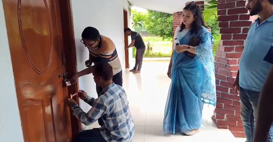 দিনাজপুরে এ্যাকুয়া থিম পার্কের ৮টি কক্ষ সিলগালা