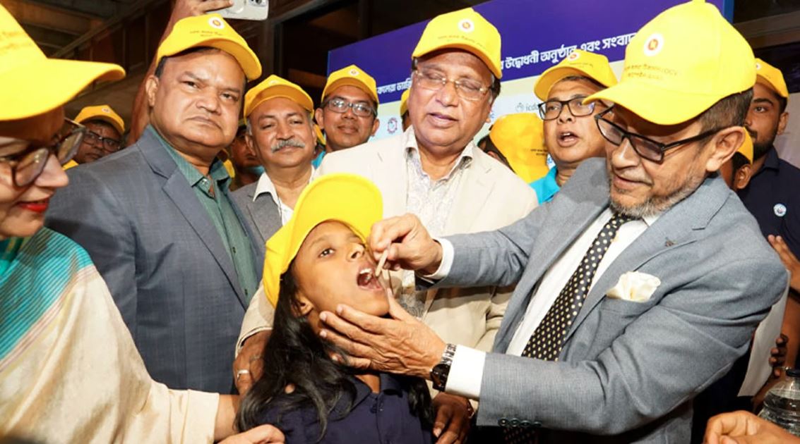 ওরাল কলেরা ভ্যাকসিনেশন ক্যাম্পেইন শুরু হচ্ছে আগামীকাল 