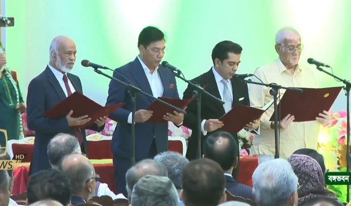 রাষ্ট্রপতি মির্জা ফখরুলের হাতে শপথ নিলেন নতুন চার মন্ত্রী ও দুই প্রতিমন্ত্রী