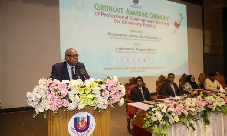 শিক্ষার্থীর কল্যাণ নিশ্চিত করাই শিক্ষকদের মূল দায়িত্ব হওয়া উচিত: আনোয়ারউল্লাহ চৌধুরী