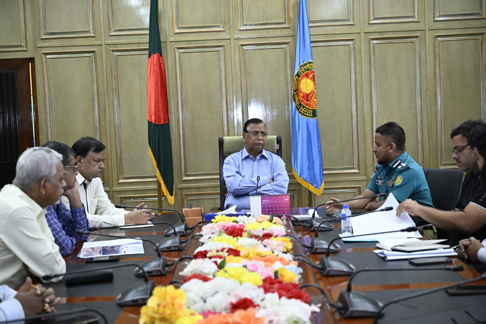 রাজধানীর বাদামতলীর অবৈধ পার্কিং উচ্ছেদে ডিএসসিসি প্রশাসকের নির্দেশ