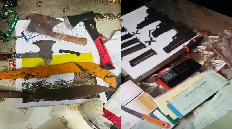খুলনায় ৩টি বিদেশি পিস্তল ও গুলি উদ্ধার, আটক ৩