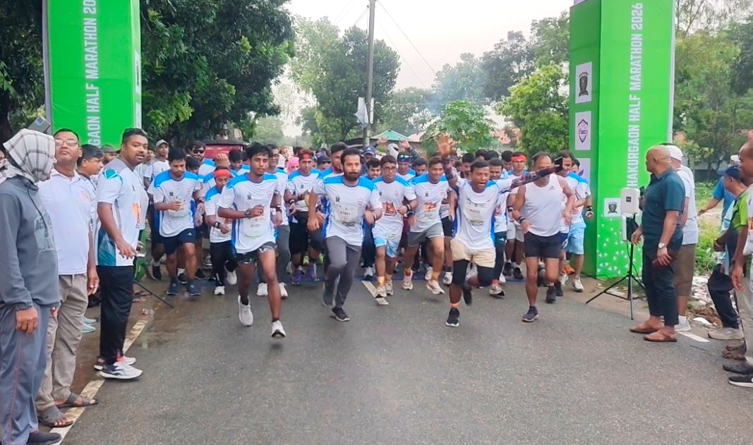 ‘দৌড়ের ছন্দে ঠাকুরগাঁও’ রাষ্ট্রপতিকে উৎসর্গ করে হাফ ম্যারাথন প্রতিযোগিতা