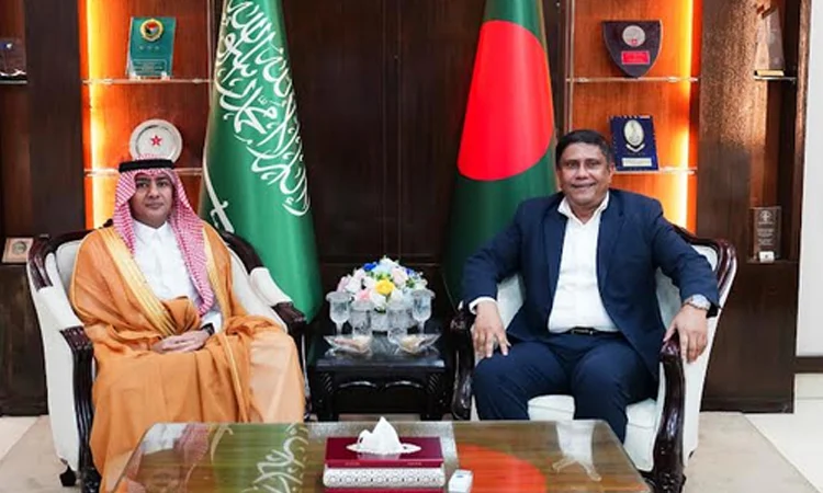 প্রতিরক্ষা উপদেষ্টার সঙ্গে সৌদি রাষ্ট্রদূতের সৌজন্য সাক্ষাৎ