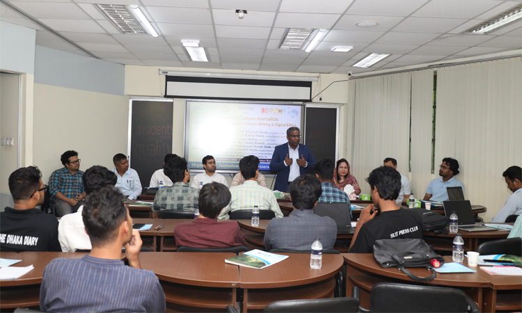 শাবিপ্রবিতে ক্যাম্পাস সাংবাদিকদের দক্ষতা বৃদ্ধিতে প্রশিক্ষণ কর্মশালা