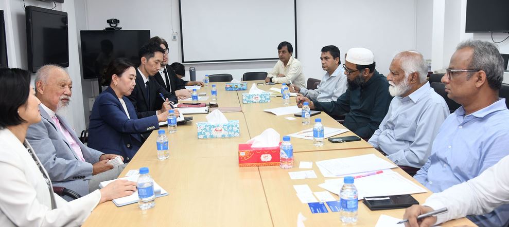 রোহিঙ্গা ইস্যুতে দুর্যোগ ব্যবস্থাপনা প্রতিমন্ত্রীর সঙ্গে জাপানের প্রতিনিধিদলের বৈঠক